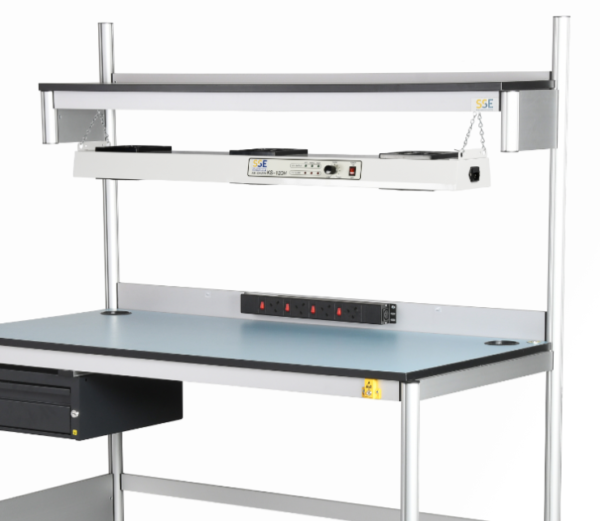 Overhead three fan ioniser