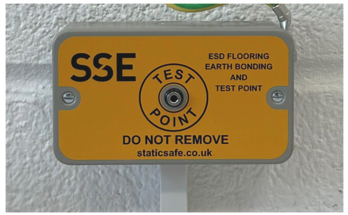 ESD Floor Bonding And Test Point