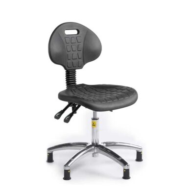 ESD Polyurethane Chairs, Low Model With Glides 410mm – 535mm