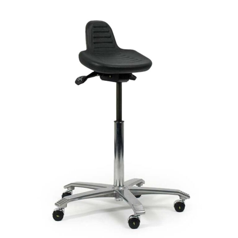 ESD Sit Stand with Brake Loaded Castors Static Safe Environments