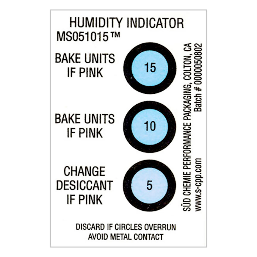 Humidity Gauge Humidity Indicator Card pack of 125