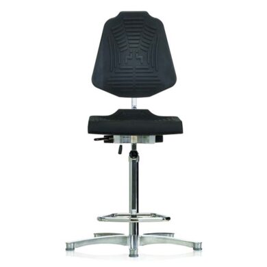 Polyurethane ESD Chair, High Model With Glides 630mm – 860mm