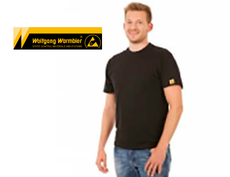 Unisex ESD Black Shirt - Static Safe Environments
