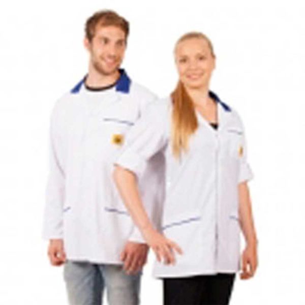 Unisex ESD Lightweight Short Jacket White