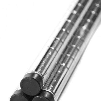 Chrome-Line 25mm Tubular Posts for Adjustable Shelving