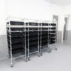 Plated Steel Conductive ESD Trolley