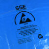 Anti-static ESD refuse bin liner labelling