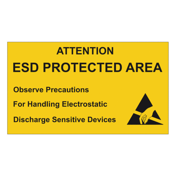 ESD Protected Area Sign