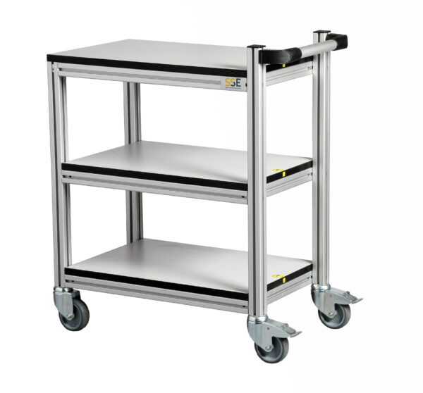 69051 – Kitehawke 3 Tier ESD Trolley 69051 – Kitehawke 3 Tier ESD Trolley