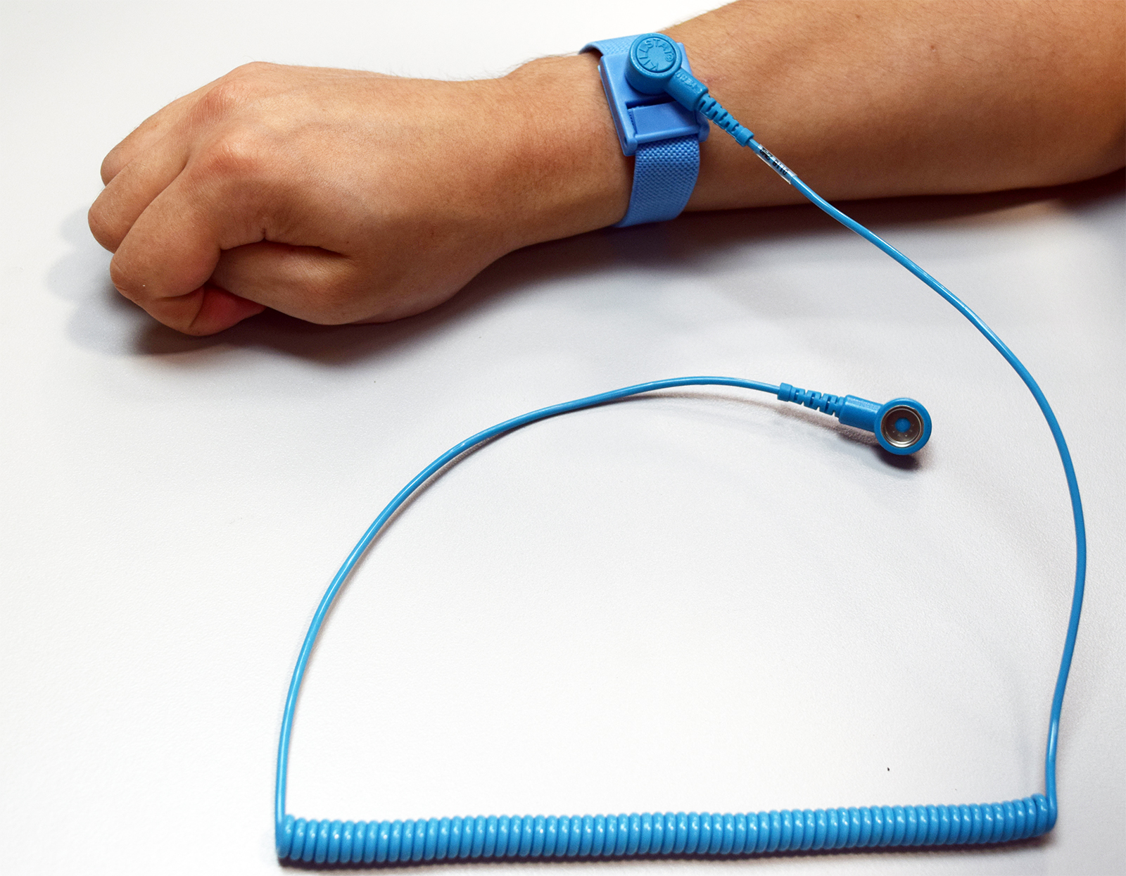 Anti Static Wrist Strap Premium Range - Blue - ESD Grounding- 10mm