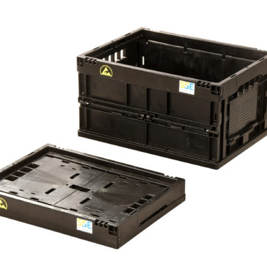 ESD Collapsible Boxes and Lids