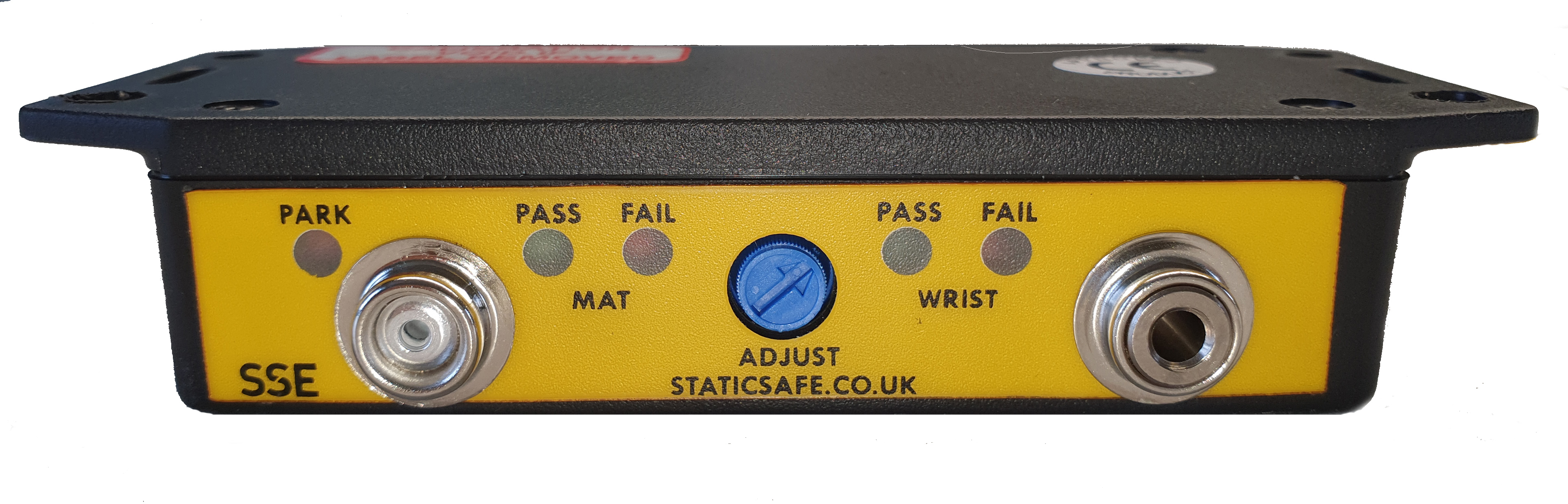 Continuous ESD Wrist Strap and Mat Monitor Static Safe Environments