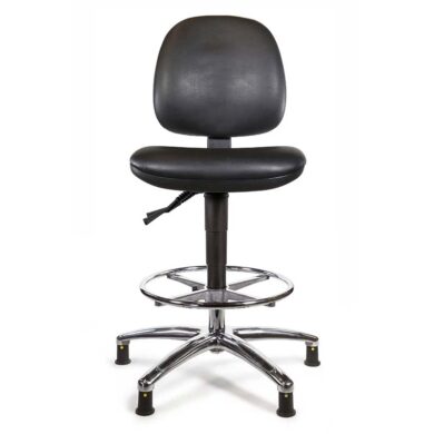 Tech Range High Model ESD Chair With Glides Vinyl Upholstery 25121