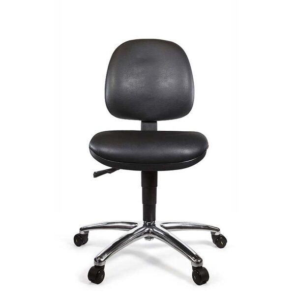 Tech Range Low Model ESD Chair With Castors – Vinyl Upholstery 25119