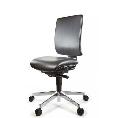 QA Range Low Model ESD Chair With Castors Vinyl Upholstery 25125