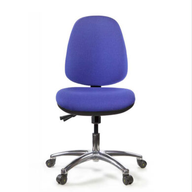 Tech Range Low Model ESD Chair With Castors Fabric Upholstery 25118 And 25145