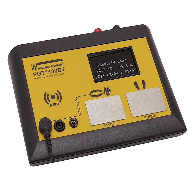 PGT130DT Personnel Grounding Tester Data Logger