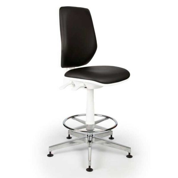 25164 Tech Plus Range High Model ESD Cleanroom Chair With Glides