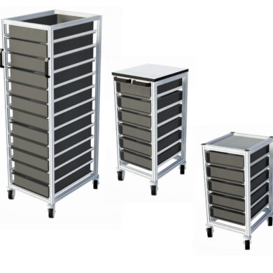 Kitehawke Aluminium ESD Container Trolleys