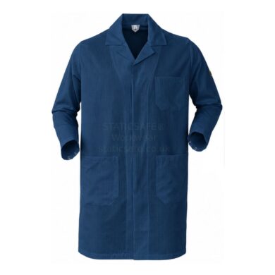 STATICSAFE Navy ESD Lab Coat