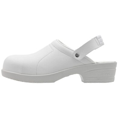Sievi Riff White ESD Cleanroom Safety Clogs